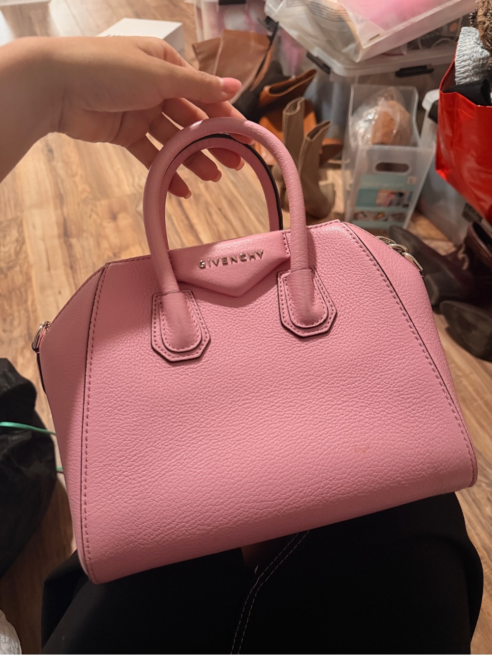 Givenchy Pink Mini Satchel with Top Handles